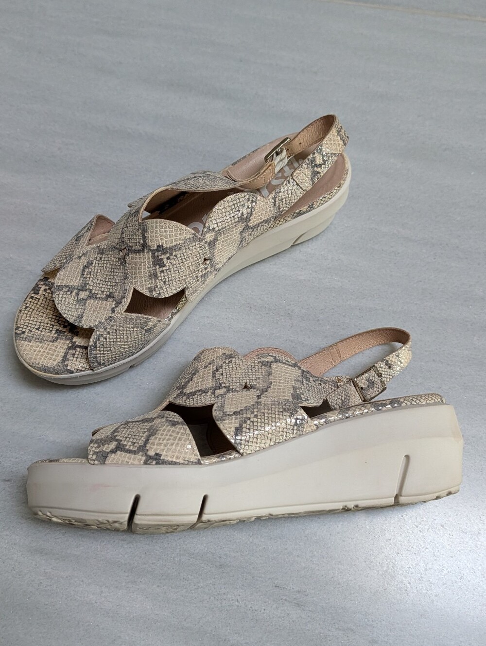 WONDERSFLY wonders fly comfy platform sandals 7.5 38